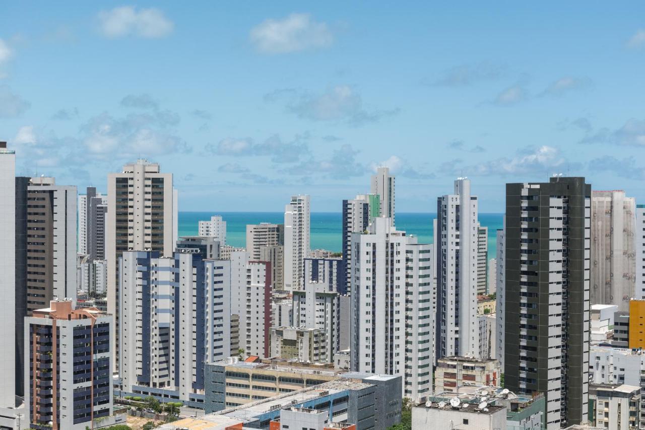 Excelente Flat Em Boa Viagem 2 Quartos Beach Class Ideal Para Familia Ou Viagens De Negocio Nob2104 Recife Exteriör bild